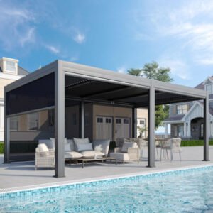 Motorized Aluminum Louver Pergola
